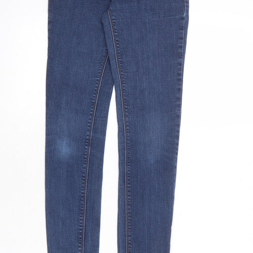Pimkie Womens Blue Cotton Skinny Jeans Size 25 in Regular Zip
