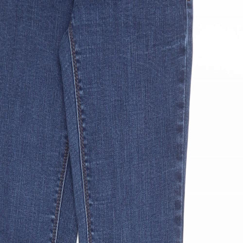 Pimkie Womens Blue Cotton Skinny Jeans Size 25 in Regular Zip