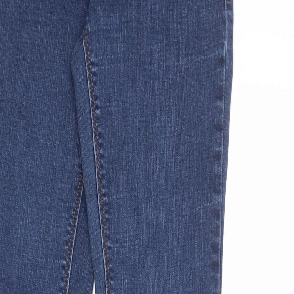 Pimkie Womens Blue Cotton Skinny Jeans Size 25 in Regular Zip