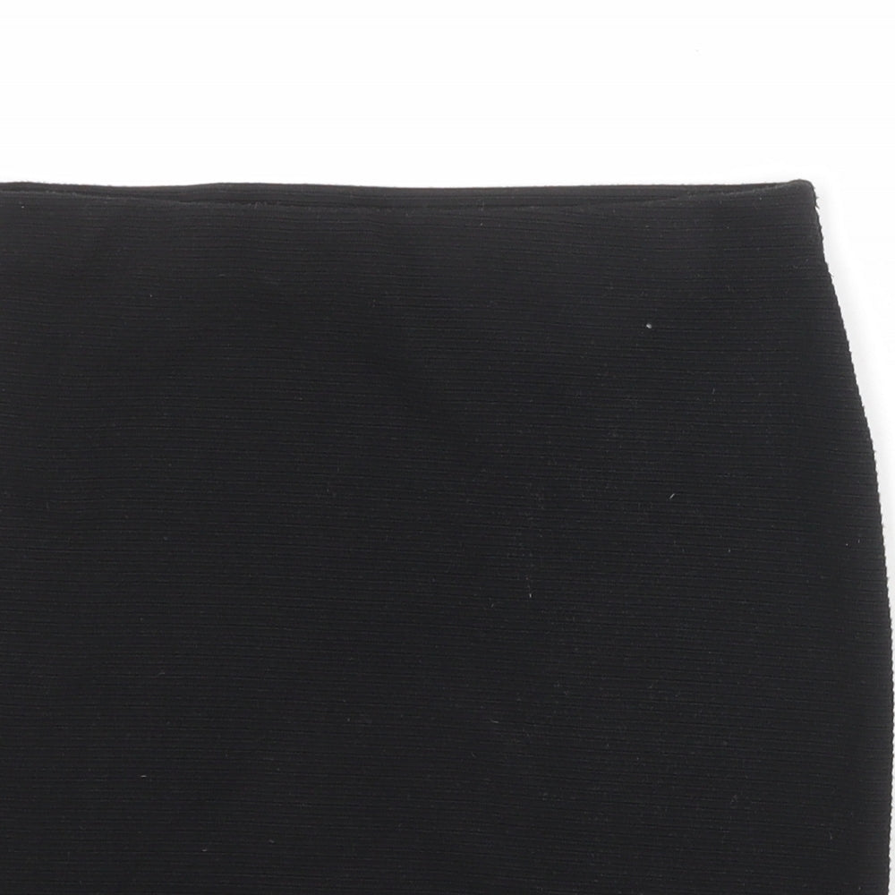 New Look Womens Black Polyester Bandage Skirt Size 10