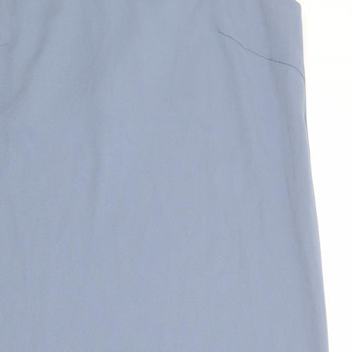 Quality Life Womens Blue Polyester Slip Dress Size XL V-Neck Pullover