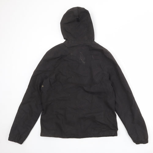 Designed for Life in Extremes Womens Black Windbreaker Jacket Size 12 Zip