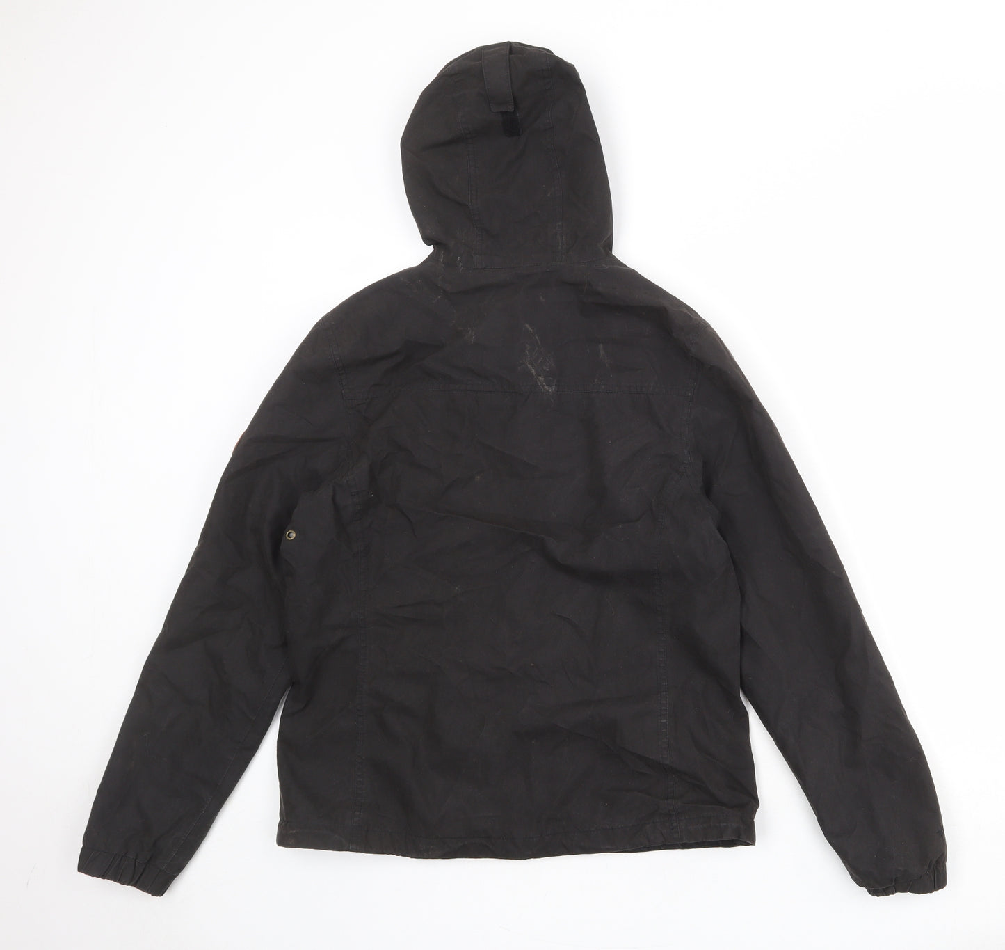 Designed for Life in Extremes Womens Black Windbreaker Jacket Size 12 Zip