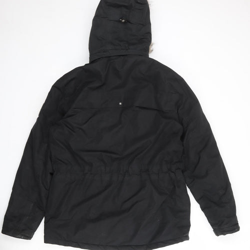 Regatta Mens Black Windbreaker Jacket Size L Zip