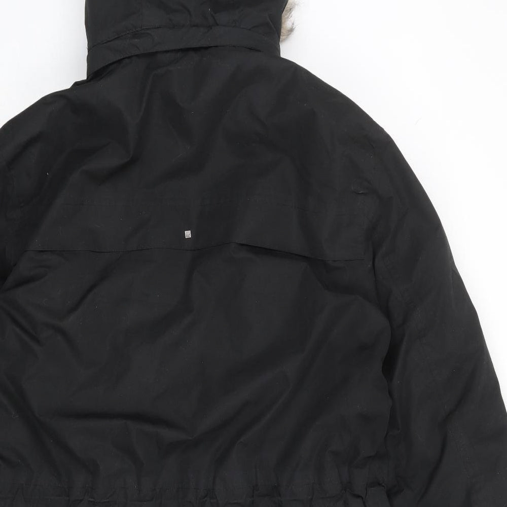Regatta Mens Black Windbreaker Jacket Size L Zip