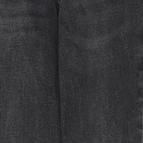 NEXT Womens Black Cotton Straight Jeans Size 10 Regular