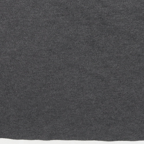 Zara Womens Grey Polyester Pullover Sweatshirt Size L Pullover