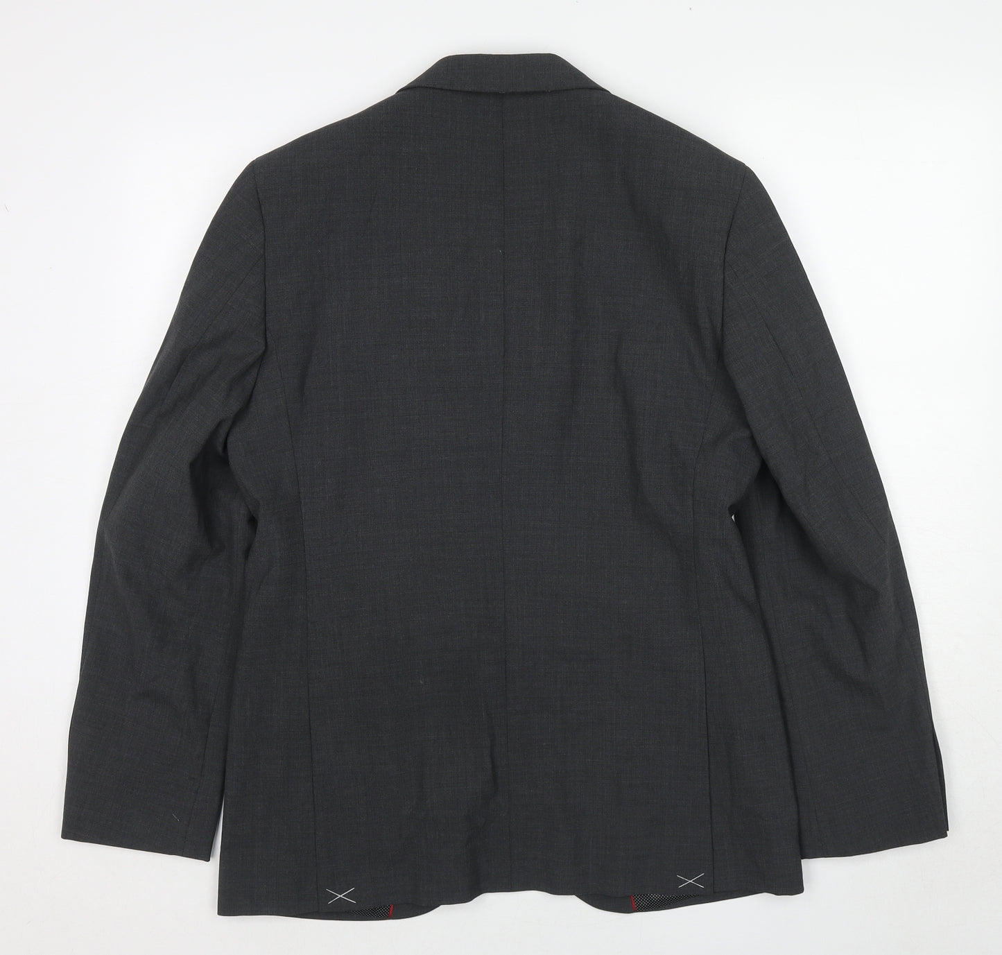 Marks and Spencer Mens Grey Polyester Jacket Suit Jacket Size 38 Regular
