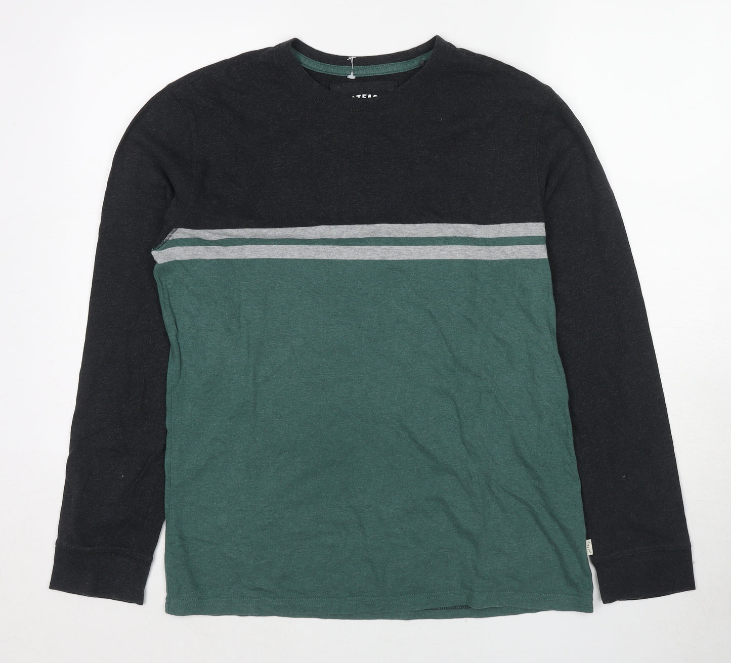 Fat Face Mens Multicoloured Striped Cotton Pullover Sweatshirt Size S