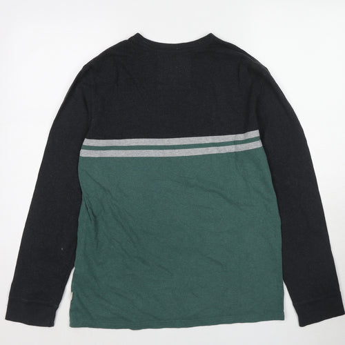 Fat Face Mens Multicoloured Striped Cotton Pullover Sweatshirt Size S