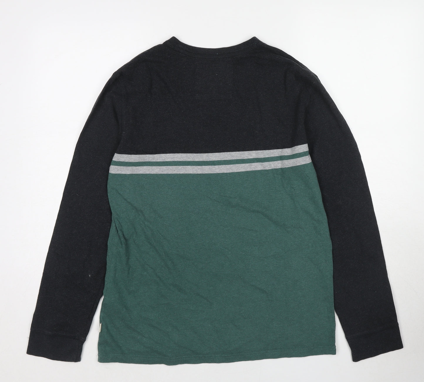 Fat Face Mens Multicoloured Striped Cotton Pullover Sweatshirt Size S