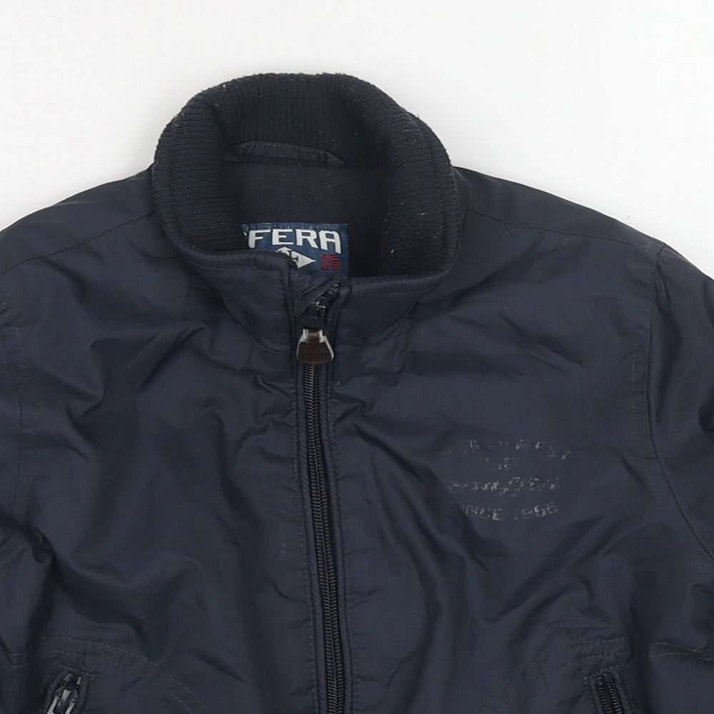 Sfera Boys Blue Bomber Jacket Jacket Size 4-5 Years Zip
