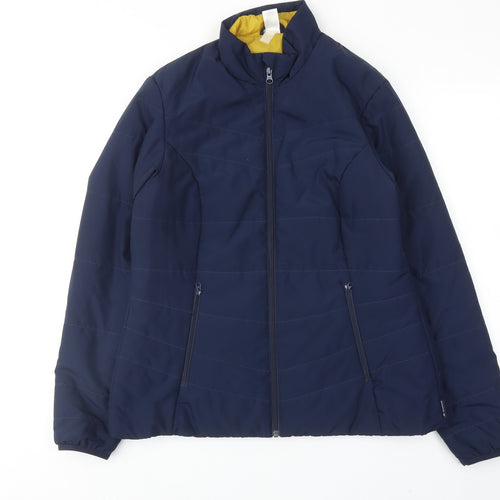DECATHLON Womens Blue Jacket Size L Zip