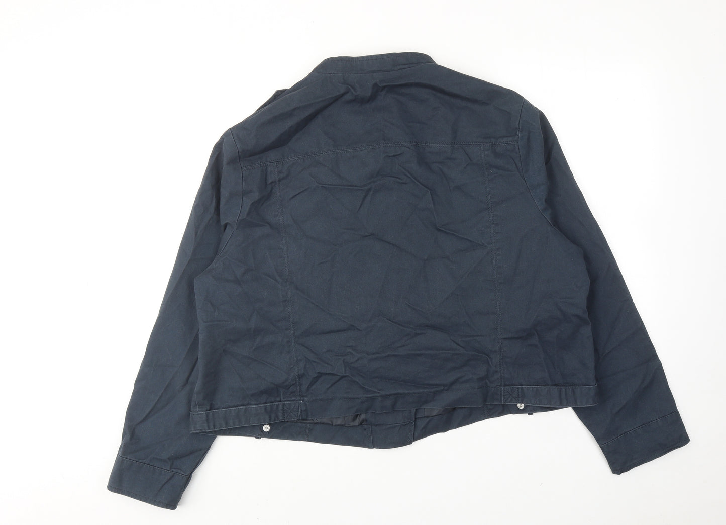 Bonmarché Womens Blue Jacket Size 24 Zip