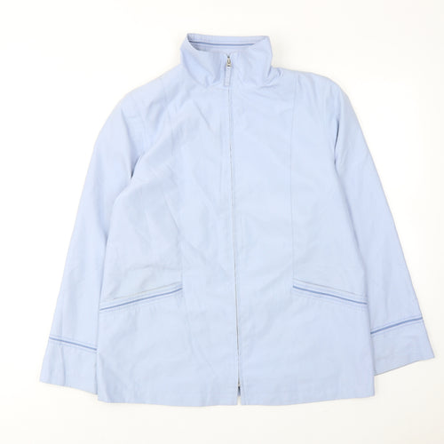 Bonmarché Womens Blue Jacket Size S Zip