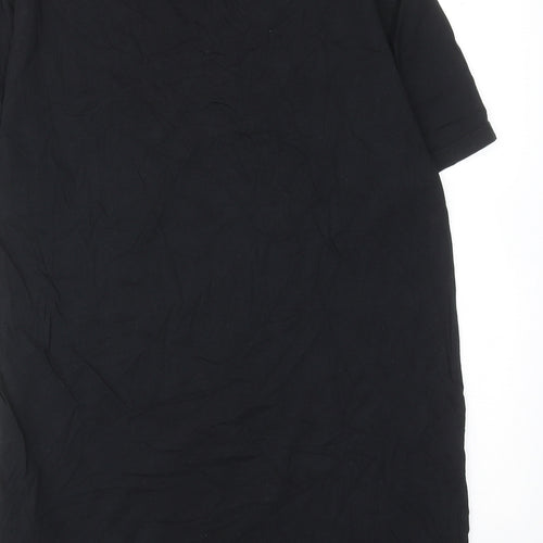 DC Mens Black Cotton T-Shirt Size L Round Neck