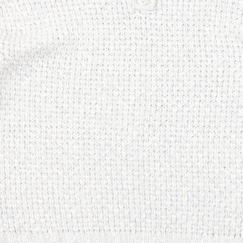 M&Co Womens Grey Round Neck Acrylic Pullover Jumper Size L