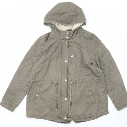 Collection B New York Womens Green Jacket Size XL Zip