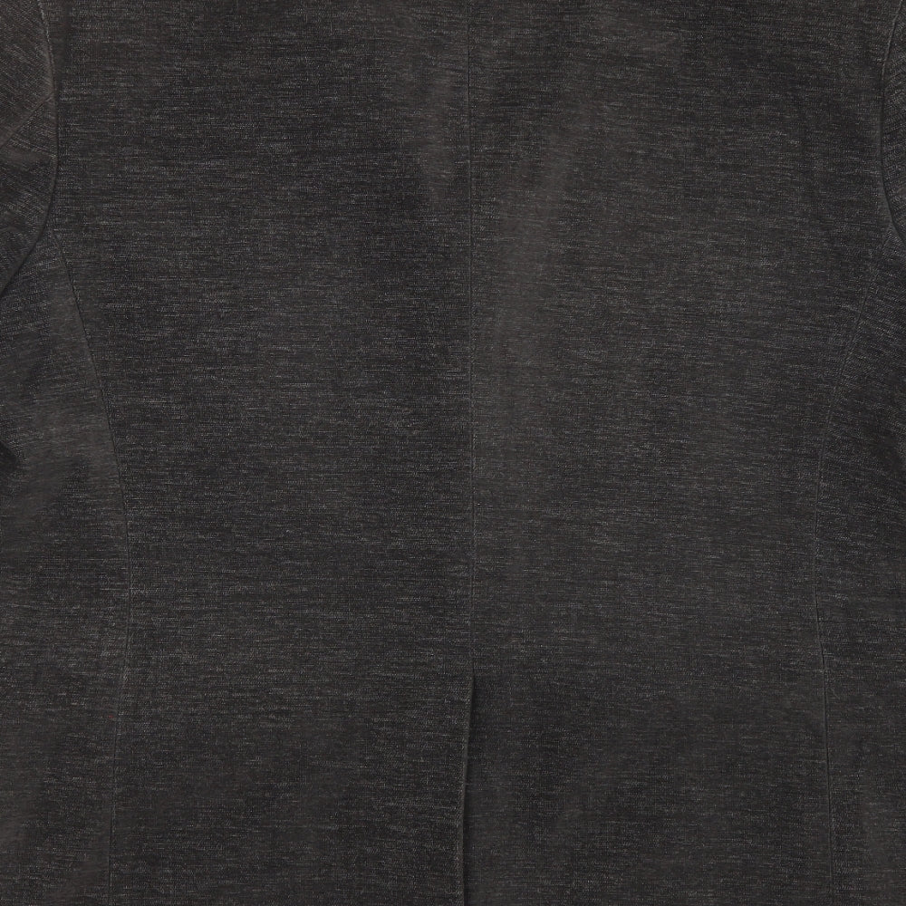 Franco Volzano Mens Brown Cotton Jacket Blazer Size 50 Regular