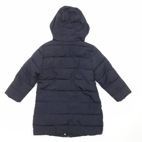 US Polo Assn. Boys Brown Puffer Jacket Jacket Size 3-4 Years Zip