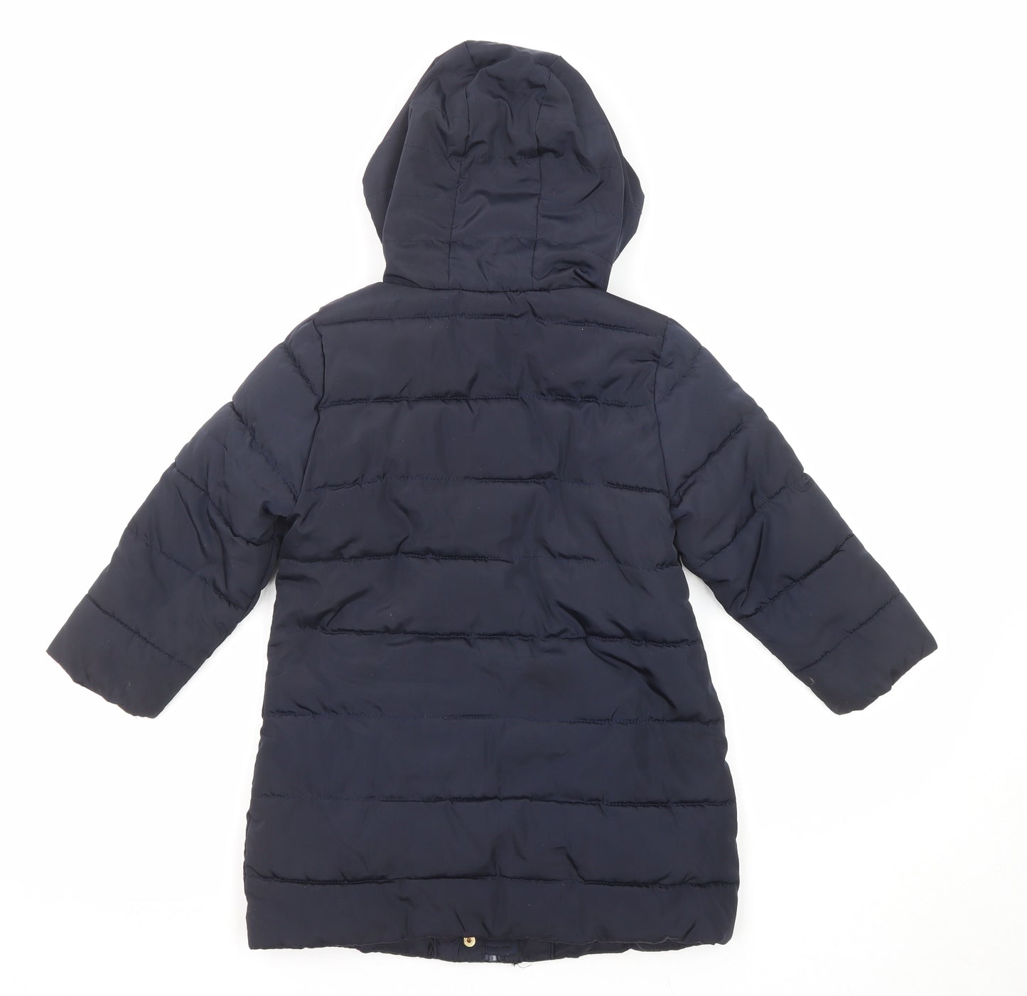 US Polo Assn. Boys Brown Puffer Jacket Jacket Size 3-4 Years Zip