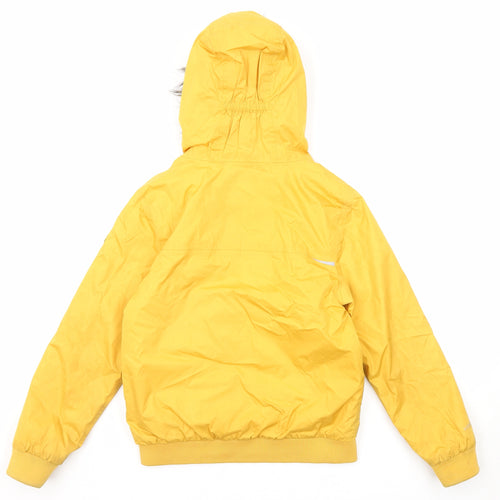 Regatta Girls Yellow Jacket Size 9-10 Years Zip