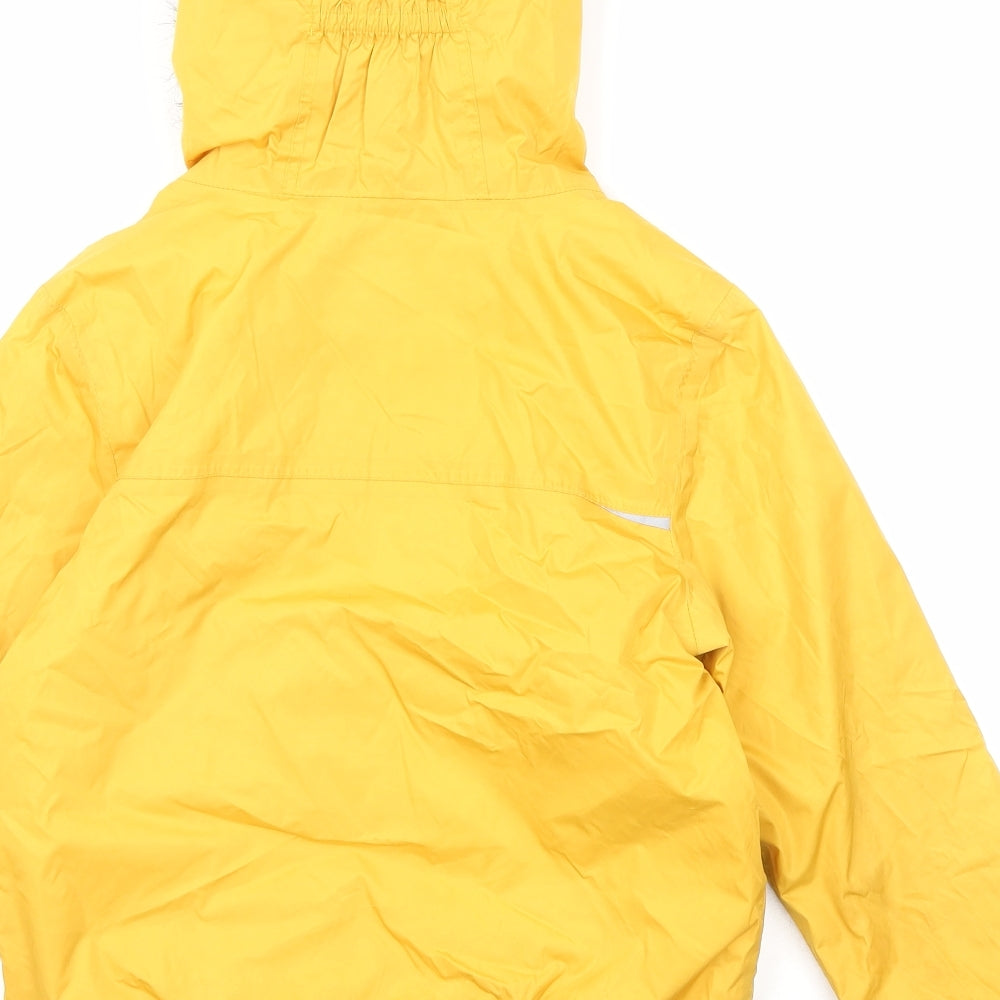 Regatta Girls Yellow Jacket Size 9-10 Years Zip