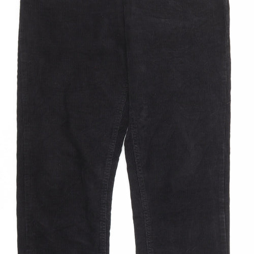 Authentic Clothing Company Womens Black Cotton Trousers Size 31 in Regular Zip