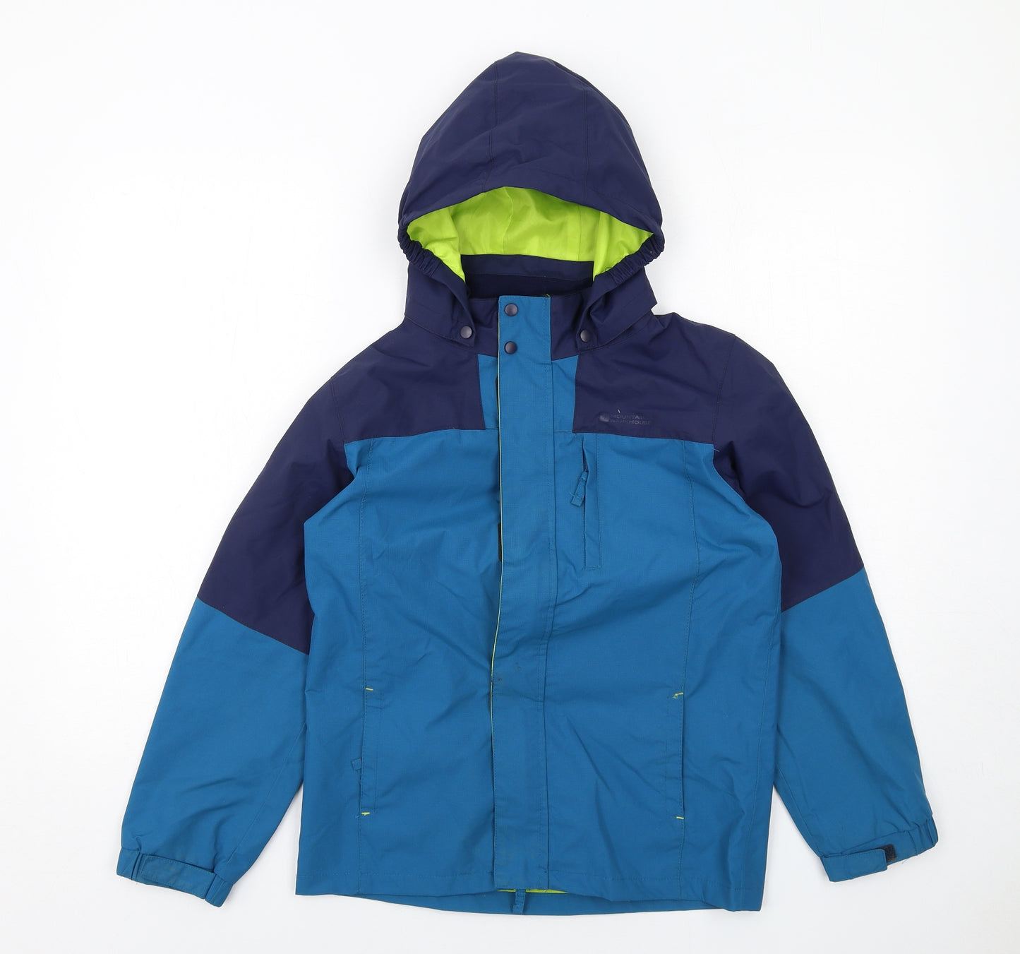 Mountain Warehouse Boys Blue Windbreaker Jacket Size 11-12 Years Zip