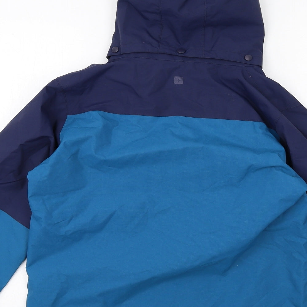 Mountain Warehouse Boys Blue Windbreaker Jacket Size 11-12 Years Zip