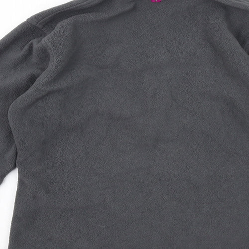 Mountain Warehouse Girls Grey Jacket Size 9-10 Years Zip
