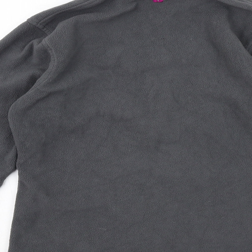 Mountain Warehouse Girls Grey Jacket Size 9-10 Years Zip