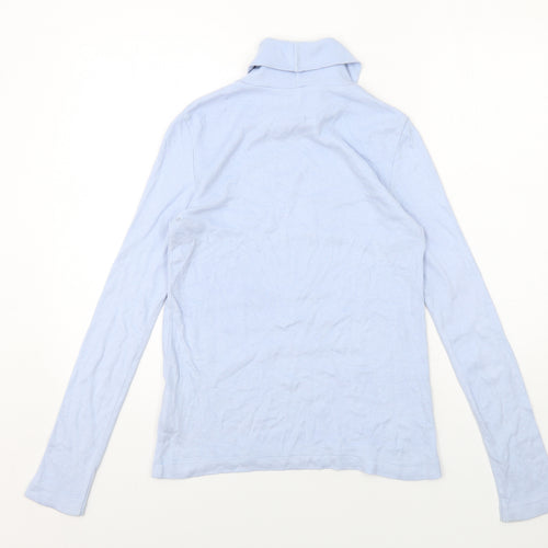 Uniqlo Womens Blue Polyester Pullover Sweatshirt Size M Pullover