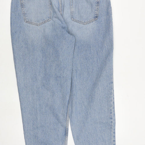 ASOS Womens Blue Cotton Tapered Jeans Size 34 in L30 in Regular Zip