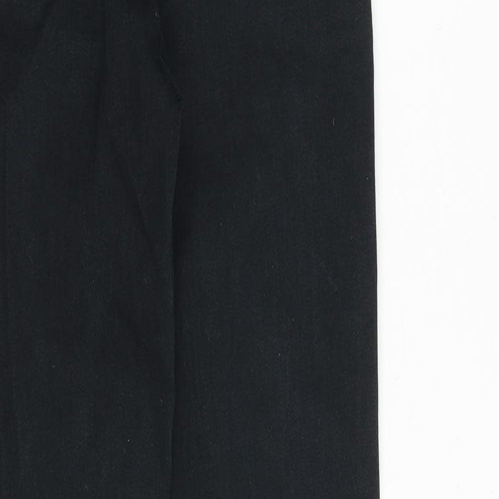 NEXT Womens Black Cotton Skinny Jeans Size 8 Slim Zip - Mid rise