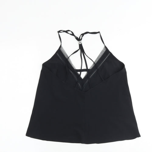 Autograph Womens Black Polyester Camisole Tank Size 8 V-Neck - Strappy