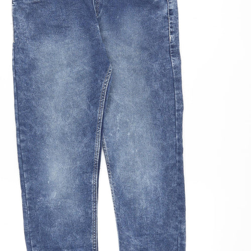 Chopper Club Womens Blue Cotton Straight Jeans Size 6 Regular