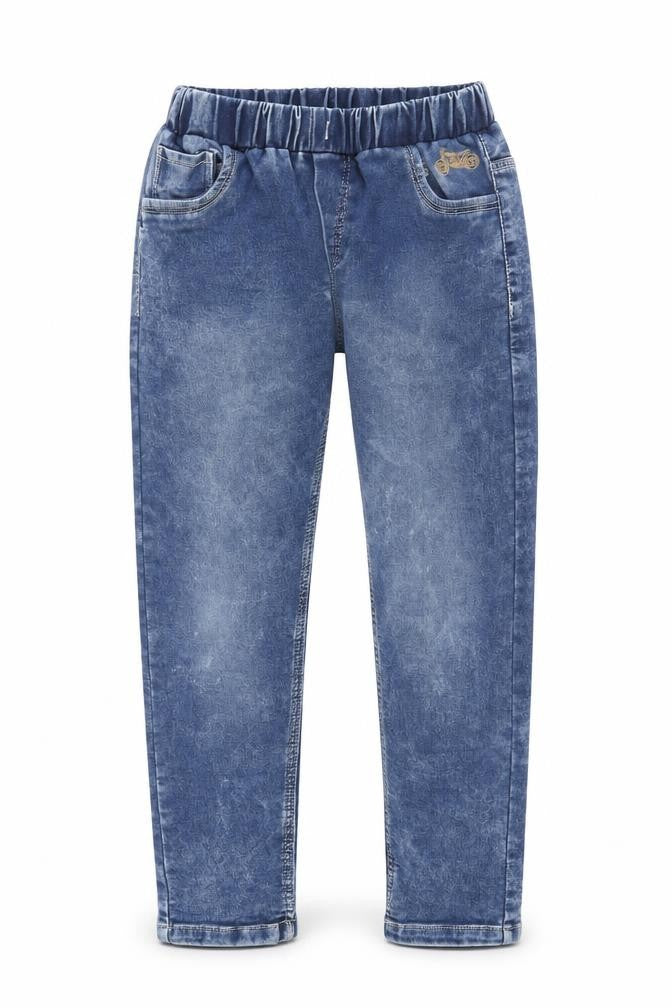 Chopper Club Womens Blue Cotton Straight Jeans Size 6 Regular