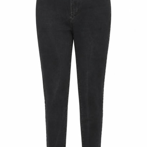 Denim & Co. Womens Black Cotton Skinny Jeans Size 12 Regular Zip