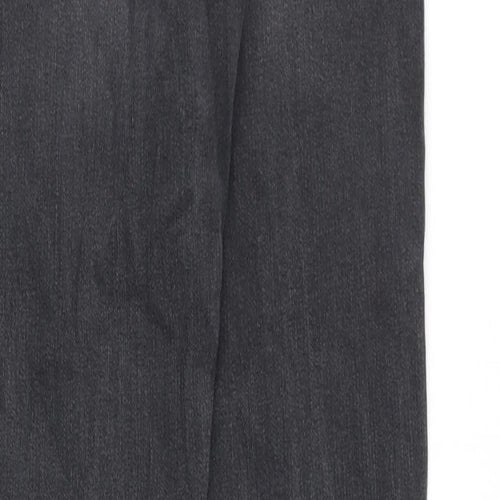 Denim & Co. Womens Grey Cotton Skinny Jeans Size 8 Regular Zip