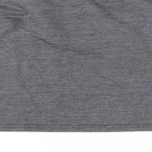 Missguided Womens Grey Cotton Pullover Sweatshirt Size 10 Pullover - Cropped