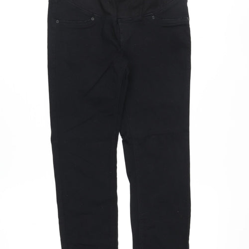 H&M Womens Black Cotton Skinny Jeans Size S Regular