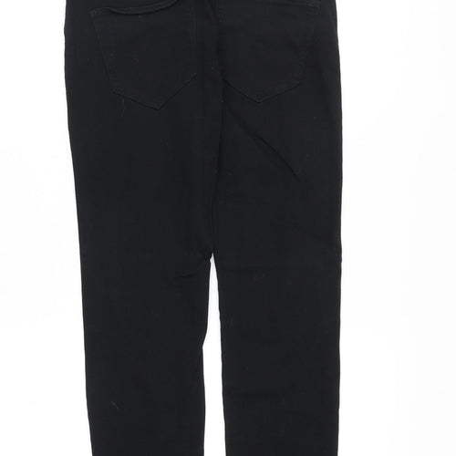 H&M Womens Black Cotton Skinny Jeans Size S Regular