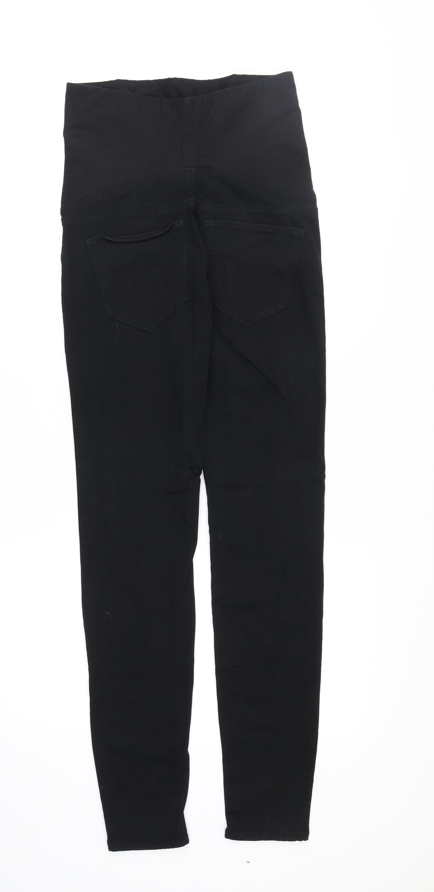 H&M Womens Black Cotton Skinny Jeans Size S Regular