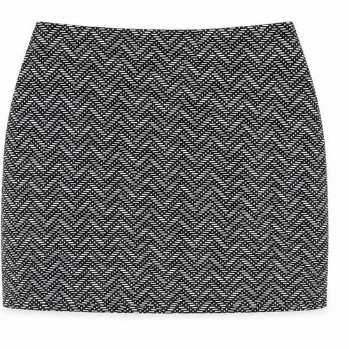 Marks and Spencer Womens Black Geometric Polyester Bandage Skirt Size 14
