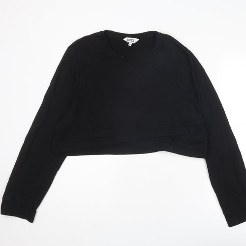 Blooming Marvellous Womens Black Cotton Pullover Sweatshirt Size XL Pullover