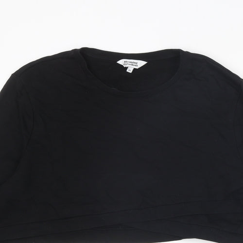 Blooming Marvellous Womens Black Cotton Pullover Sweatshirt Size XL Pullover