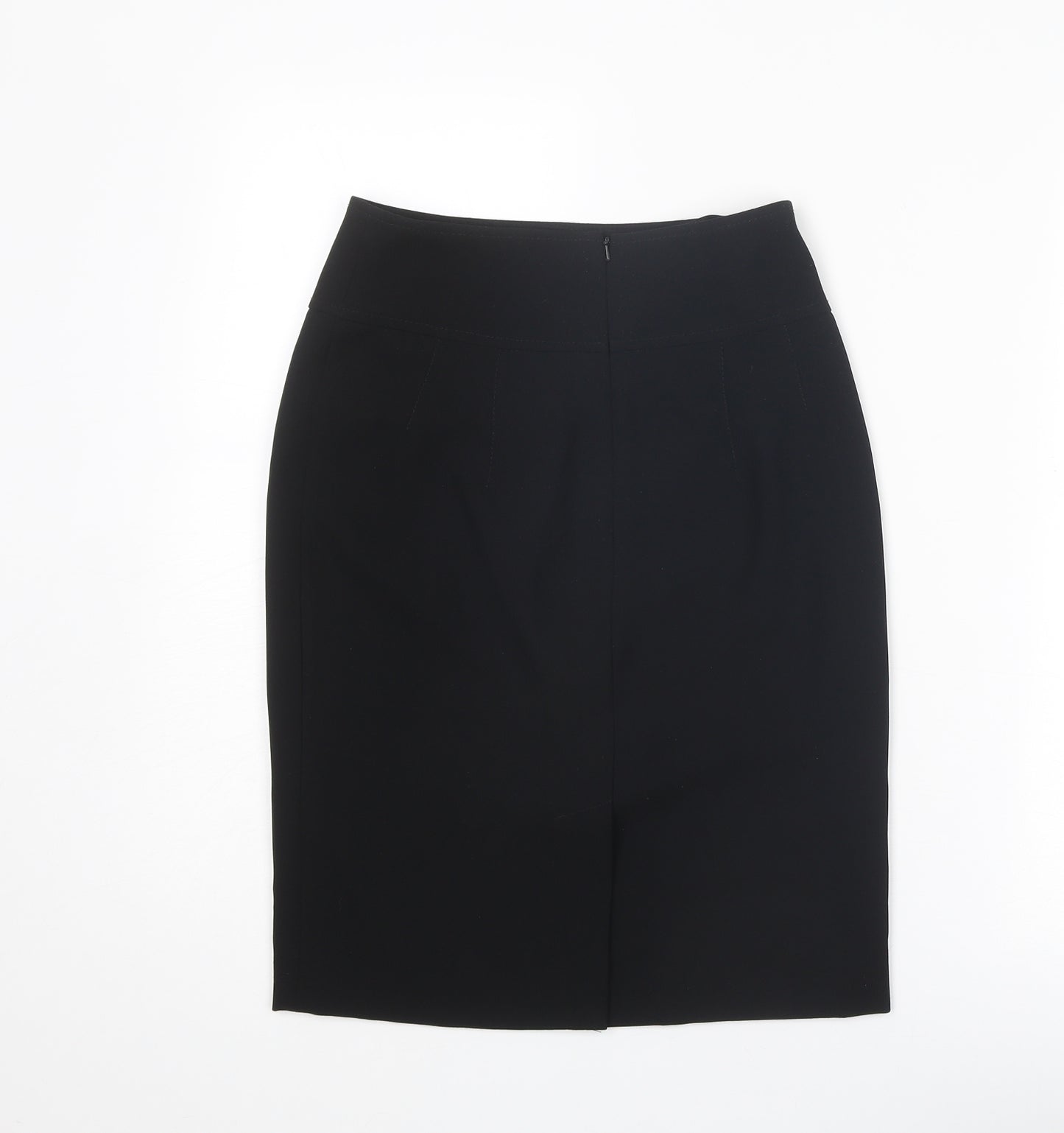 Principles Womens Black Polyester Straight & Pencil Skirt Size 6 Zip