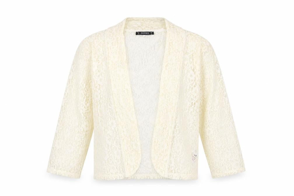 Dunnes Stores Womens Ivory Nylon Kimono Blouse Size 14 V-Neck