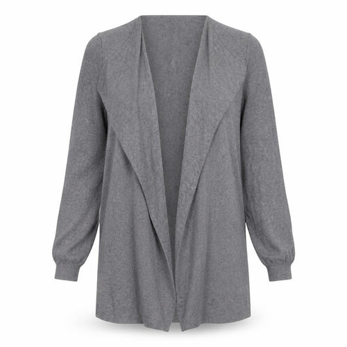 Marks and Spencer Womens Grey V-Neck Viscose Cardigan Jumper Size M
